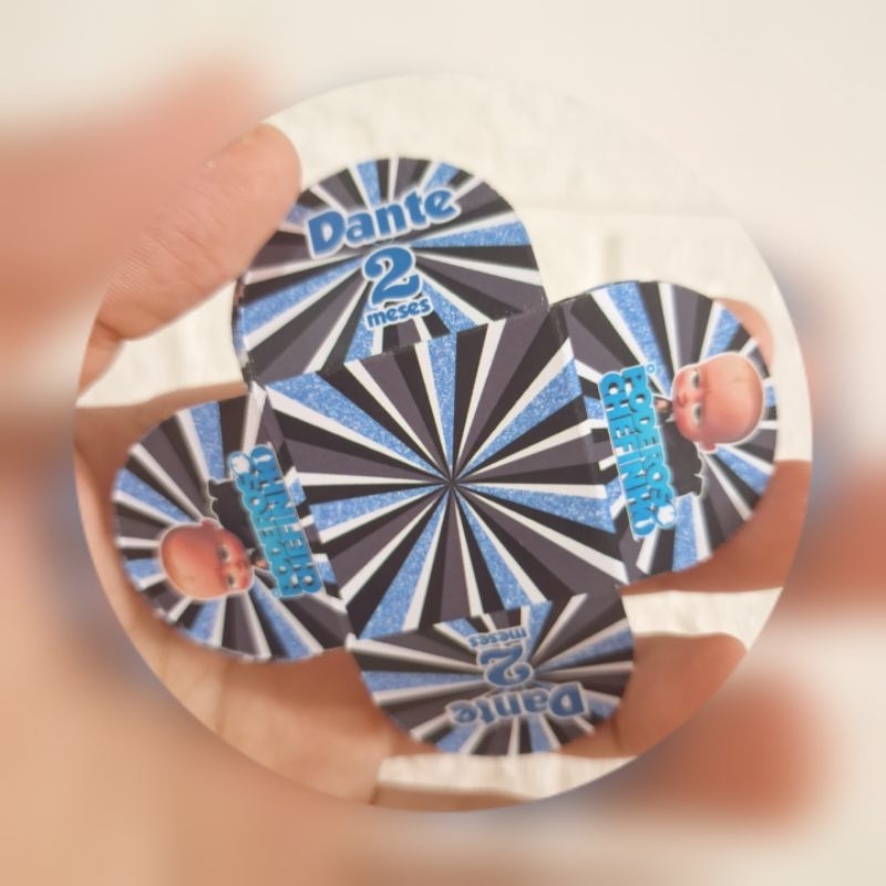 50, 100 Forminhas Personalizadas para doces festas aniversário Lembrancinhas - poderoso chefinho