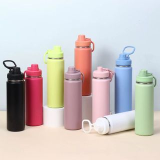 Garrafa Esportiva Térmica 600ml Inox – Água, Café, Chá, Super Durável