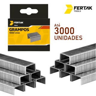 Grampo Grampeador Tapeceiro Kit 6 a 14mm Fertak Tools em Oferta na Shopee