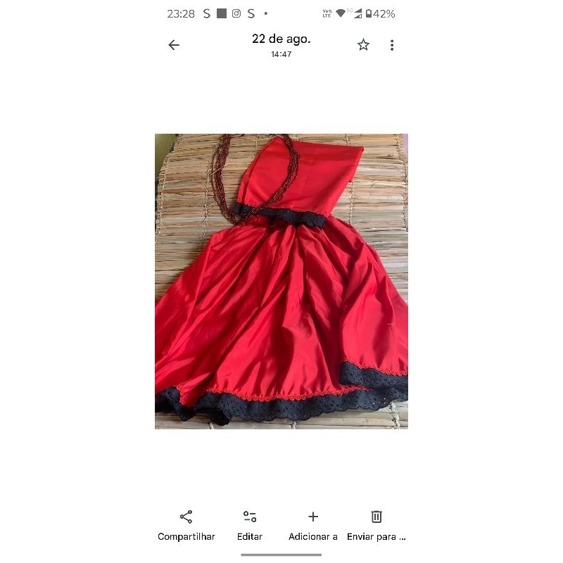 conjunto vermelho para pombo gira umbanda e candomblé