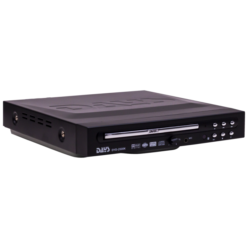 Reprodutor DVD Player de Mesa Days DYD-2500LK 2 Canais Com Controle Remoto em Oferta na Shopee