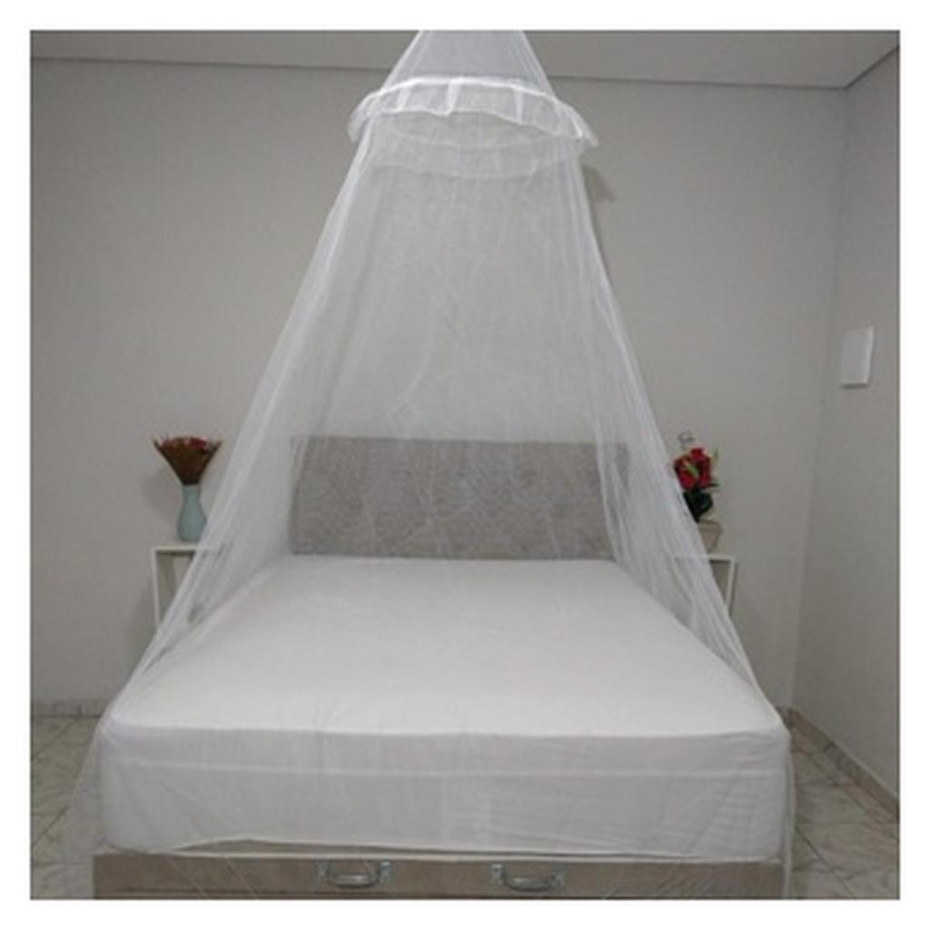 Mosquiteiro  filó serve cama casal e solteiro proteção contra mosquitos e pernilongos em Oferta na Shopee