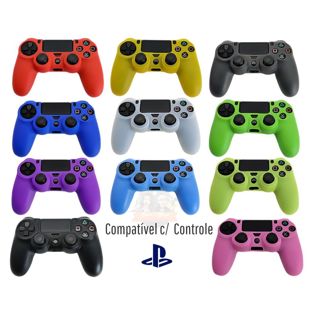 Capa De Silicone para Controle PS4