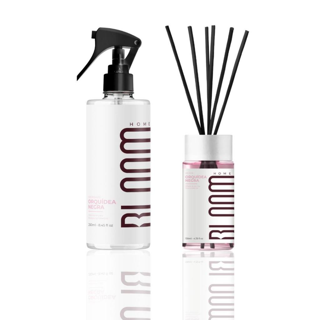 Kit Difusor de Aromas e Odorizante - Orquídea Negra | BLOOM HOME em Oferta na Shopee