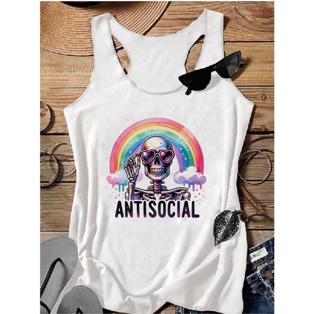 REGATA Blusa t-shirt  ACADEMIA,REGATÃO, caveira antisocial,MODA FITNES, plus size,MODA ADULTO