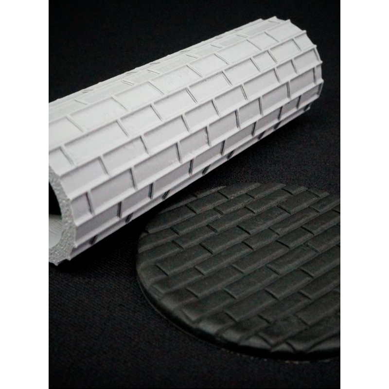 Rolo Texturizado 16 cm para Gesso, Argila e Pasta Acrílica,textura decorativa Transforme Suas Paredes com Estilos Únicos