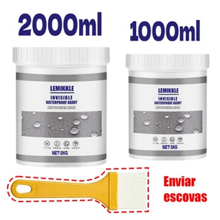 Invisível Impermeável 2000ML/1000ML/500ML Agente De Revestimento Transparente Anti-Vazamento + brush em Oferta na Shopee