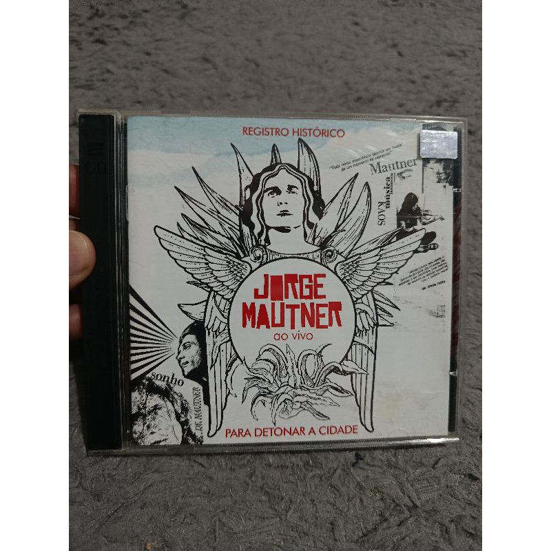 CD duplo Jorge Mautner Ao vivo para detonar a cidade (Discobertas)