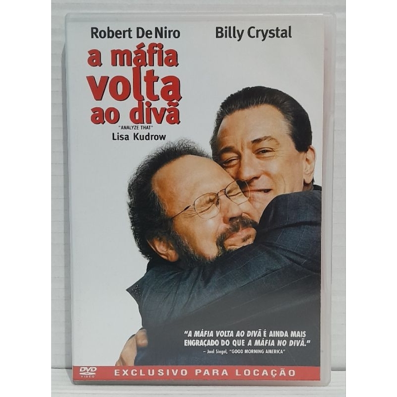 Dvd A Máfia Volta ao Divã - Billy Crystal, Robert De Niro - Original Usado