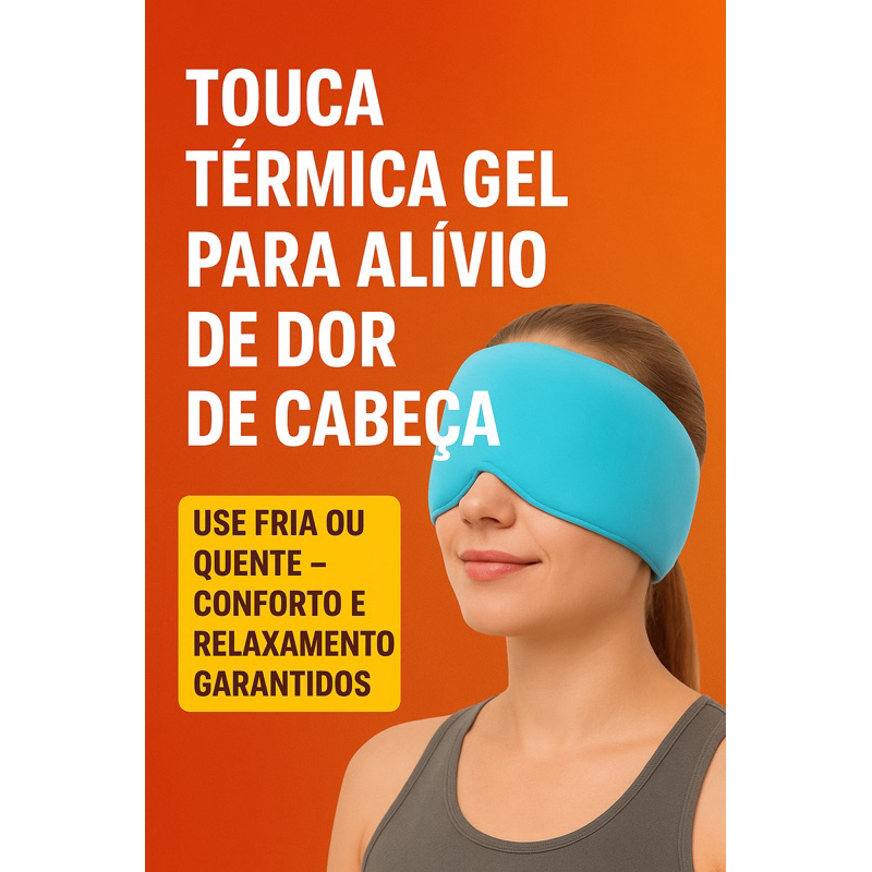 Máscara Facial de Gel – Alívio para Dores, Inchaço e Cansaço em Oferta na Shopee