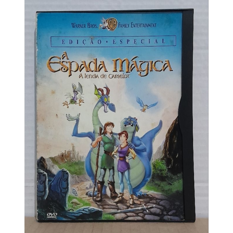Dvd A Espada Mágica - A Lenda de Camelot - Snapcase Raridade Original Usado