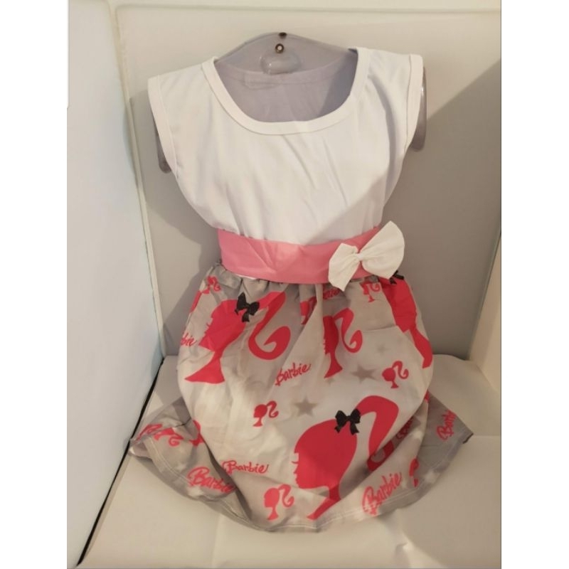 vestido tematico barbie tam 6 anos