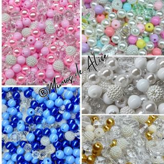 Aprox. 500/1000 Pçs Blend Mix Pedraria Cristais Premium Kit com 5 cores bijuterias artesanato diy em Oferta na Shopee