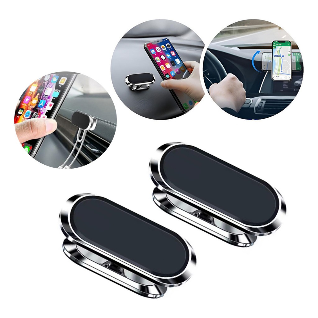 suporte universal para celular Suporte Celular Carro Veicular Magnético Rotação de 360° em Oferta na Shopee