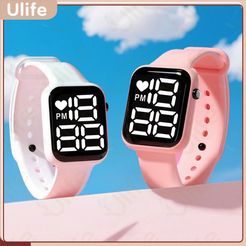 Relógio LED Digital À Prova D'água Feminino Masculino Esporte Pulseira De Silicone -Tendência De Moda Relógio Versátil-U em Oferta na Shopee