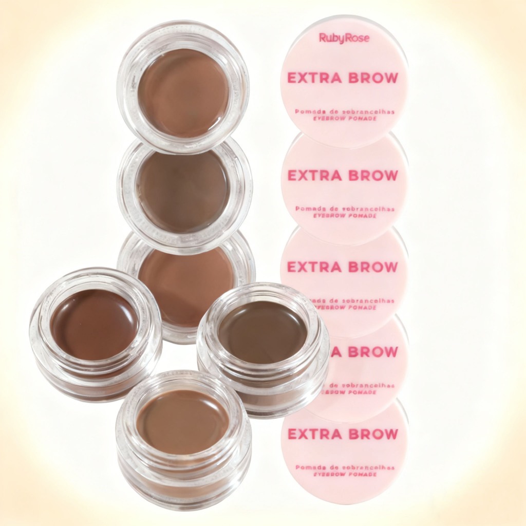 Pomada de Sobrancelhas Ruby Rose Extra Brow 5,3g Hbe2502 em Oferta na Shopee