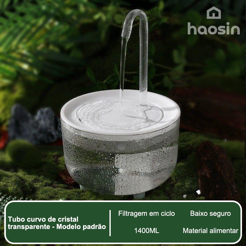 MIW Bebedouro Fonte De Água Automático para Gatos e Cães: Circulação de Água com Filtro de Base Segura em Oferta na Shopee