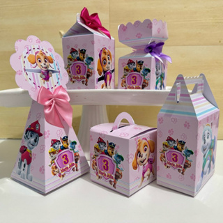 Kit Personalizados Patrulha Canina Skye Rosa Feminina para Festa Infantil Mimo/ Papelaria/ Caixinhas/ aniversário em Oferta na Shopee