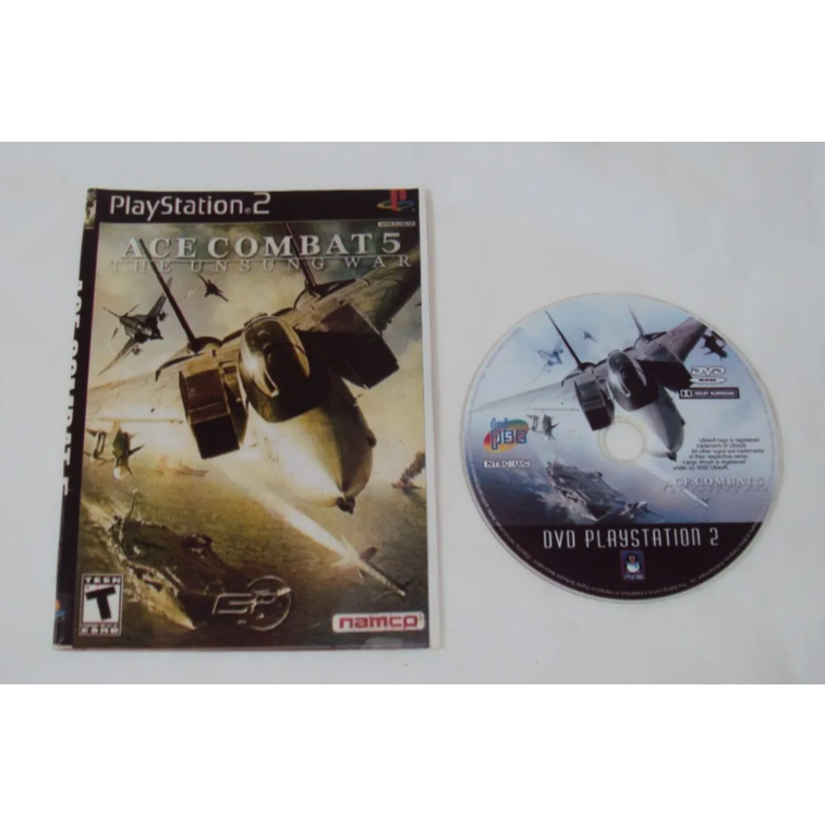 Ace Combat 5 Prensado - Mídia Dourada Para PS 2 - Funcionando - Usado