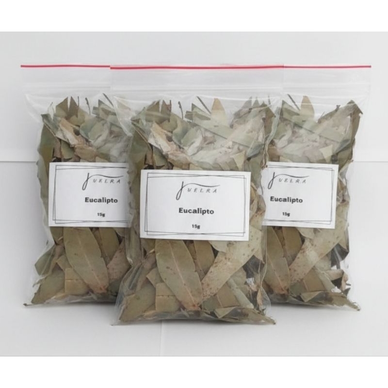Eucalipto kit 3 ou 4 pcts 15g cada  — Descarrego Energético, Espiritual, para banhos e defumações! em Oferta na Shopee
