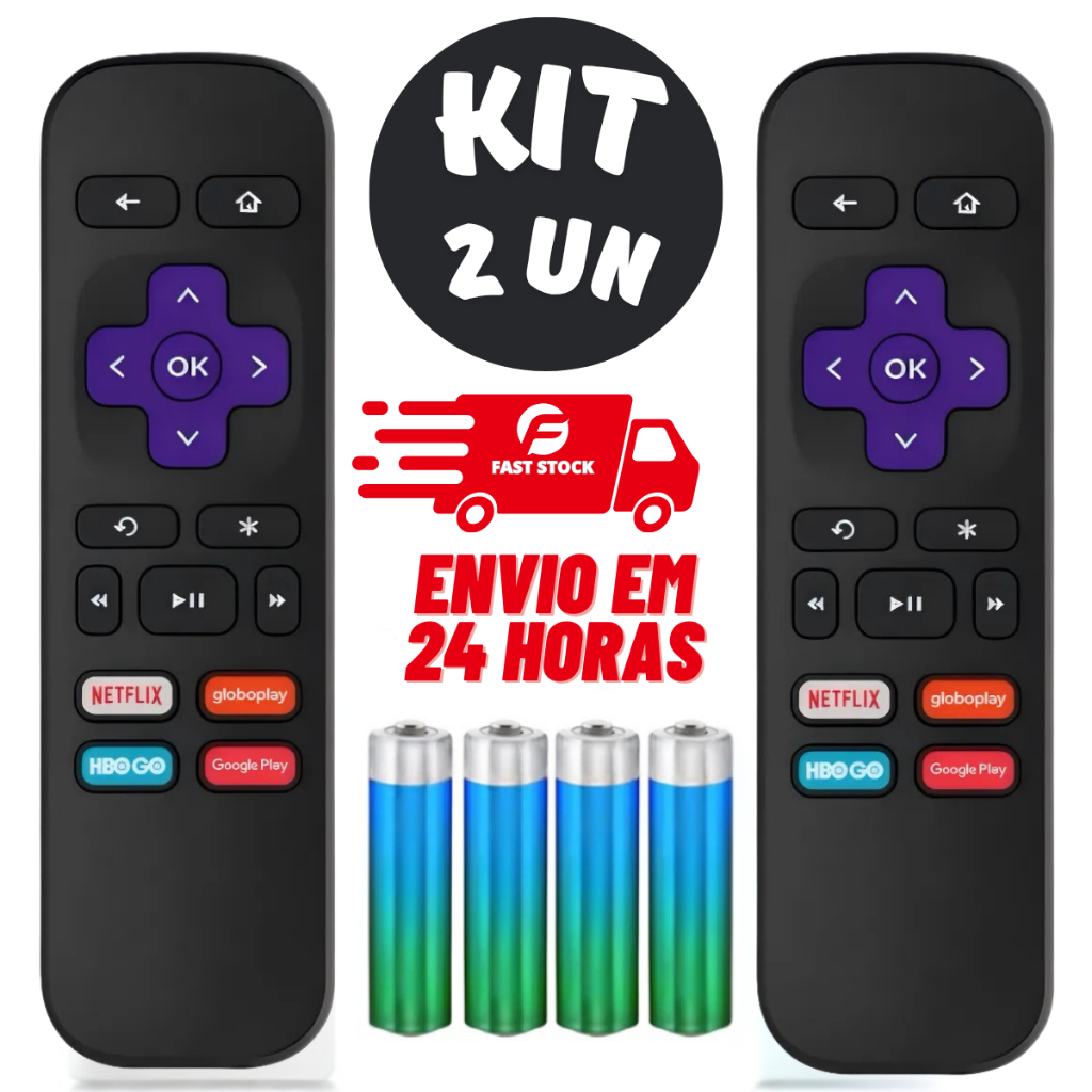 Controle Remoto Universal Para Roku Express 3930mx 3930r 3910x 3930br