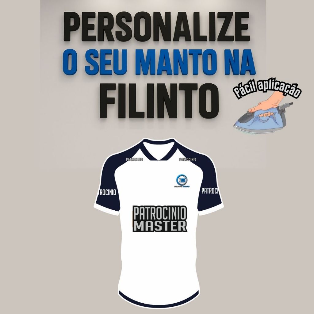 Kit Para Personalização De Camisas De Times Futebol em Oferta na Shopee