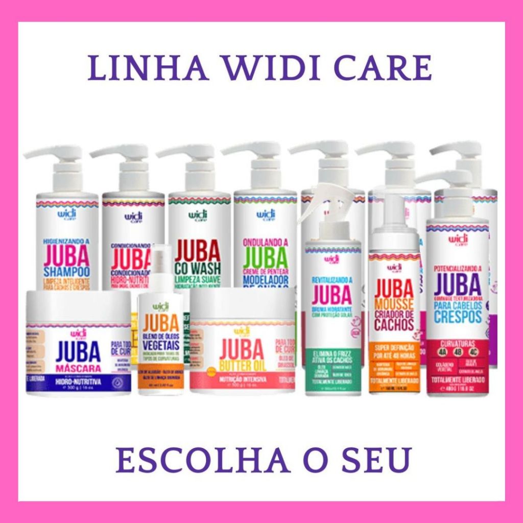Linha Juba Widi Care - Monte Seu Kit