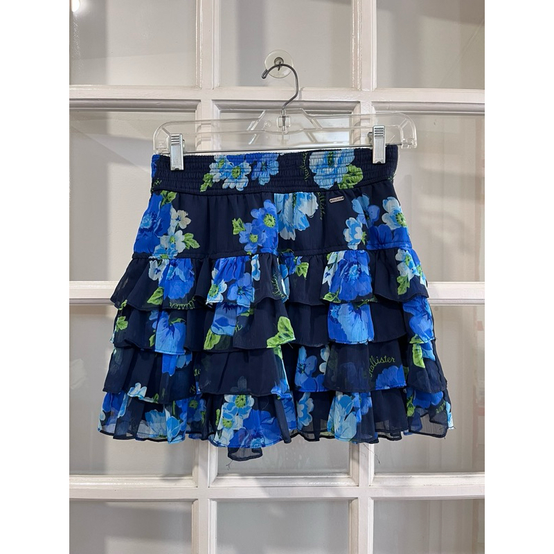 Mini Saia Hollister Azul Florida M