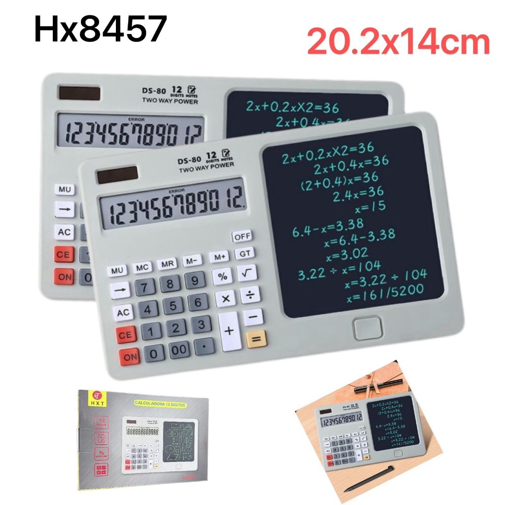 Um dispositivo 2 em 1  calculadora 8457 em Oferta na Shopee