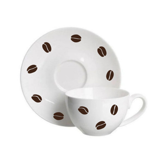KIT 60 ADESIVOS VINIL IMPERMEÁVEIS GRÃOS DE CAFÉ 1,5CM em Oferta na Shopee