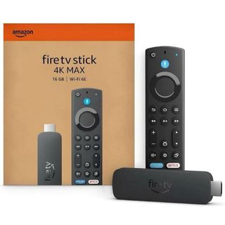 Amazon Fire TV Stick 4K Max 16GB Wifi 6E - Com Alexa Comando de Voz integrado