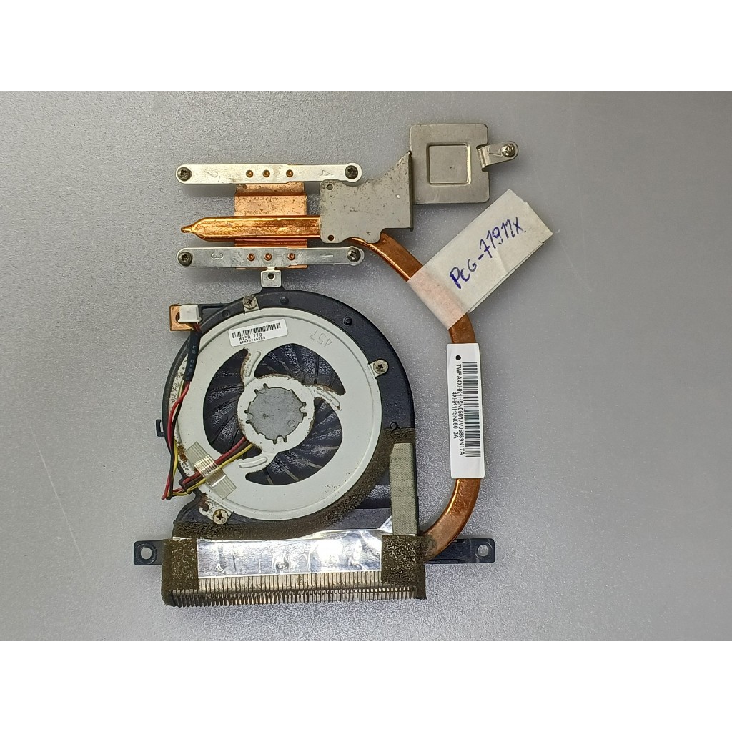 Cooler e dissipador notebook sony Pcg 71911x