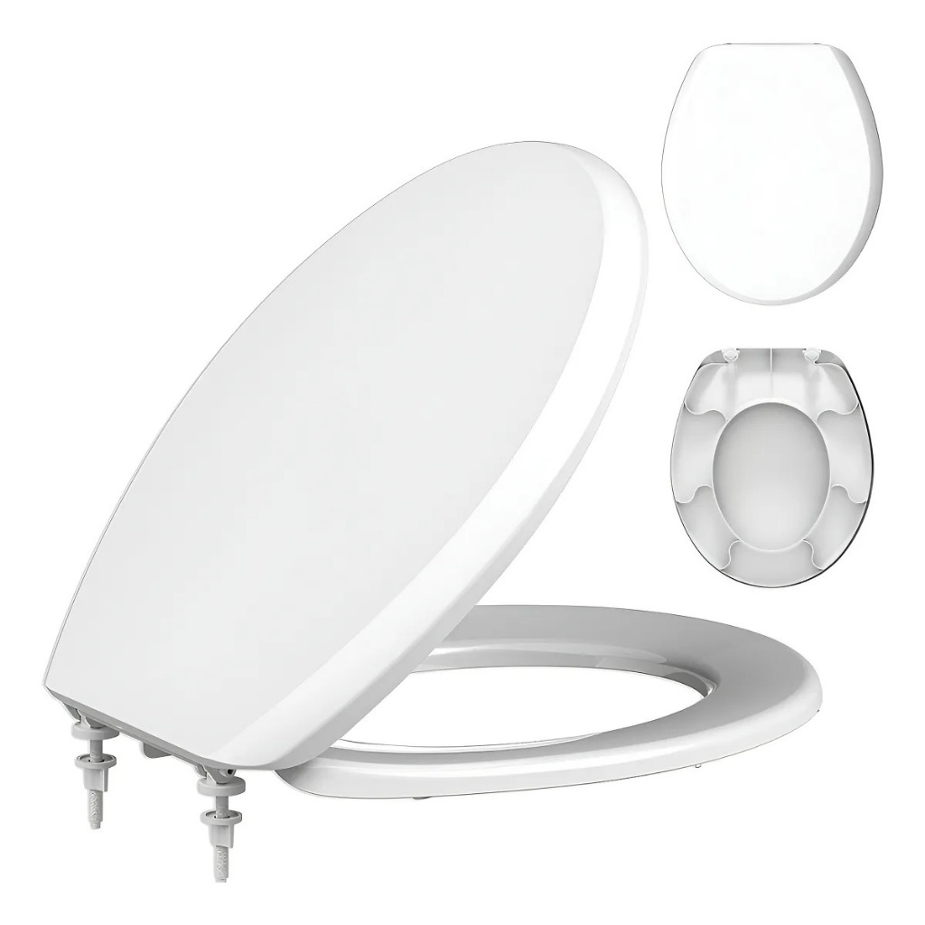 Assento Sanitário Tampa para Vaso Oval Universal Duratti Lorenzetti Branco