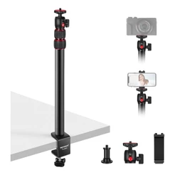 Suporte de Mesa Câmera Neewer 1/4 Cabeça Esférica Preto