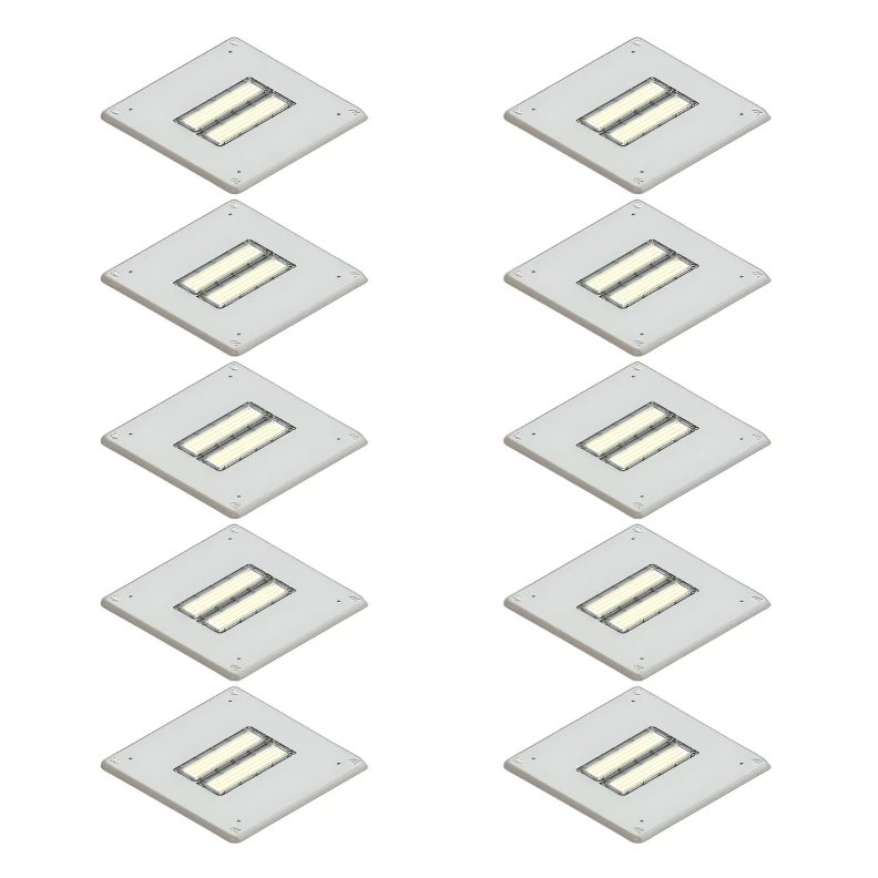 Kit 10 Luminária LED Embutir Posto De Combustível 150w Bivolt Ip66