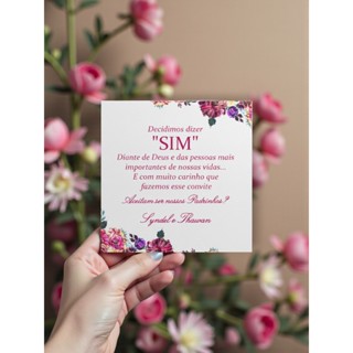 Mensagem e convite para padrinhos de casamento em Oferta na Shopee