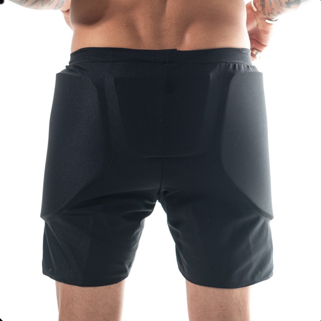 Bermuda Proteção Quadril Cóccix Bundeira Bum Saver Pads Esportes Radicais Skate Patins Bmx