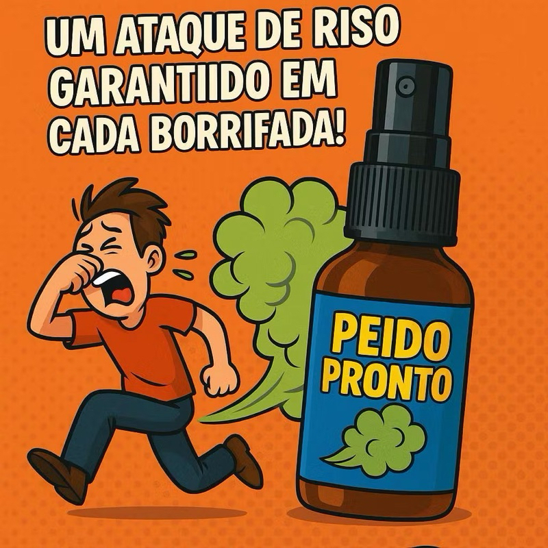 Spray Peido de Natal – ESTRAGA CEIA  | Presente Engraçado | Amigo da onça | Pegadinha