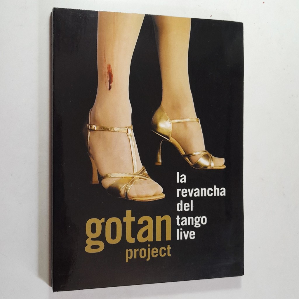Dvd Gotan Project, La revancha del tango live. Seminovo.
