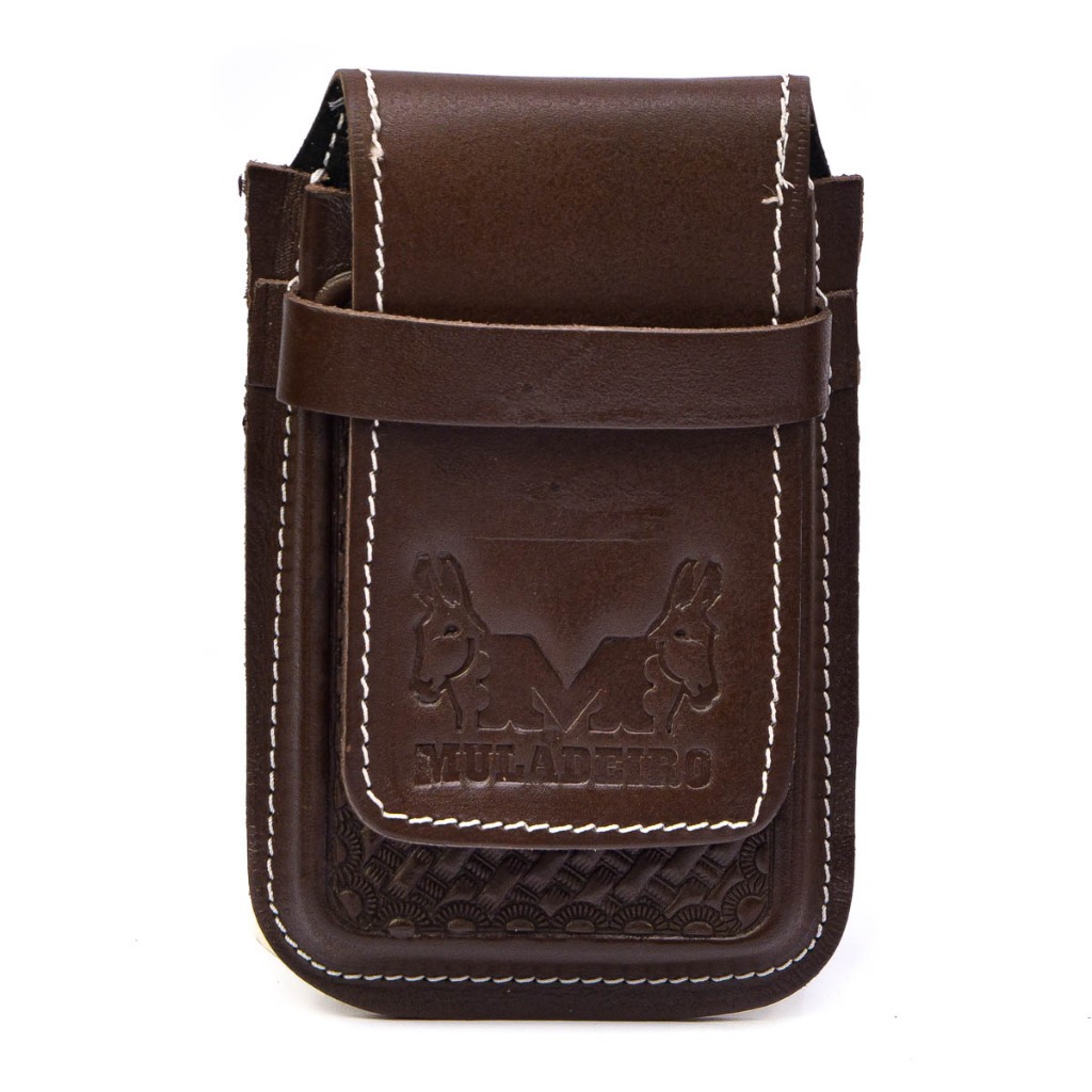 Bainha Capinha De Celular Universal 100% Couro Legitimo - Vários Modelos Muladeiro
