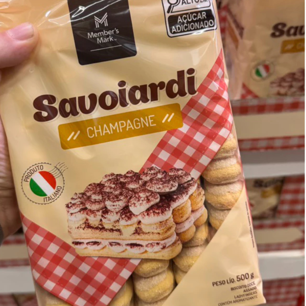 Bolacha Champagne Importada Members Mark 500g – Leve, Perfeito Para Pavês e Sobremesas