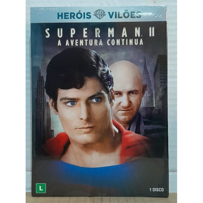DVD Superman 2 - A Aventura Continua (Lacrado/Original) Heróis Vs Vilões