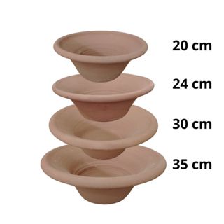 Alguidar de Barro Artesanal 13cm a 35cm Oferenda Rituais Umbanda Candomblé Orixá Kit Pomba Gira em Oferta na Shopee