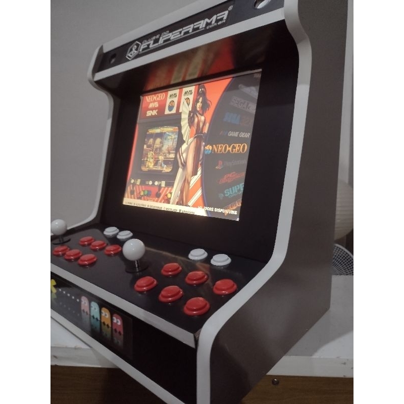 gabinete Fliperama bartop retro arcade Game Top