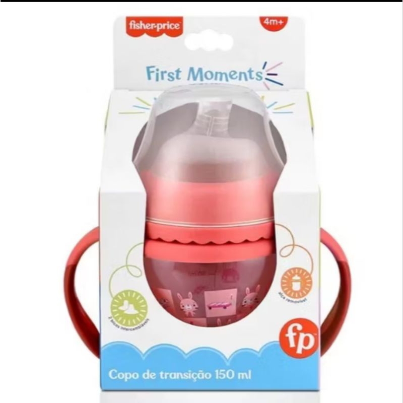 Copo de transição Fisher Price anti cólica Apartir de 6 meses