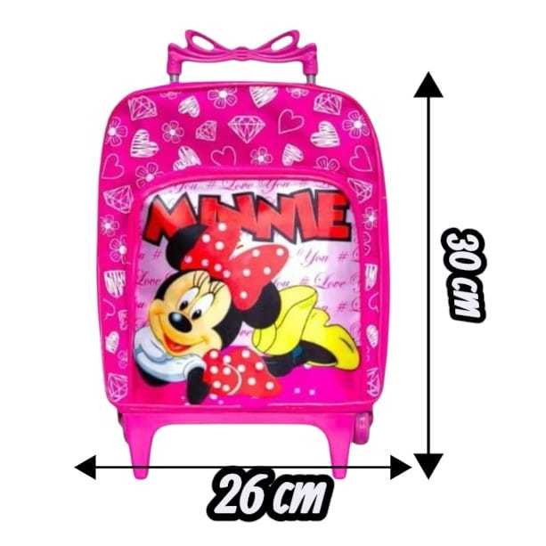 mochila rodinha pre escolar  con alças de silicone infantil menina(creche) em Oferta na Shopee