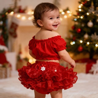 CONJUNTO BEBÊ BUNDA RICA CALCINHA BUNDA RICA + CROPPED em Oferta na Shopee