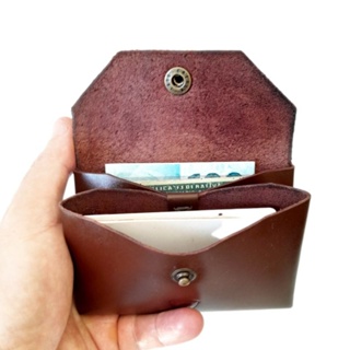 Carteira Bolsa Porta Cédulas de Couro Legítimo Minimalista T/K em Oferta na Shopee