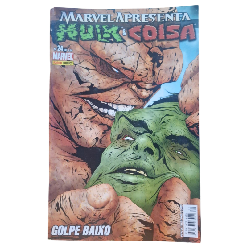 Marvel Apresenta Hulk e Coisa - golpe baixo