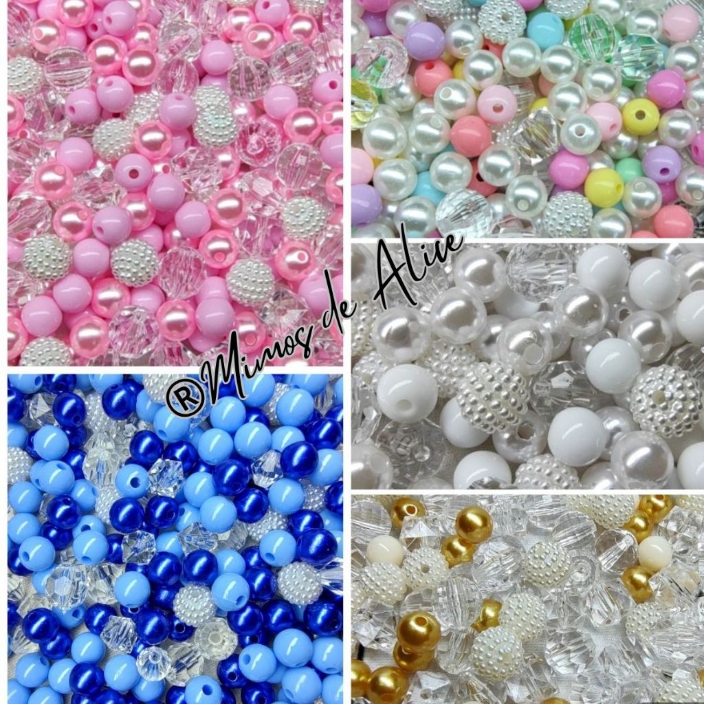 Blend Mix Pedraria Cristais Premium Kit com 5 cores bijuterias artesanato diy